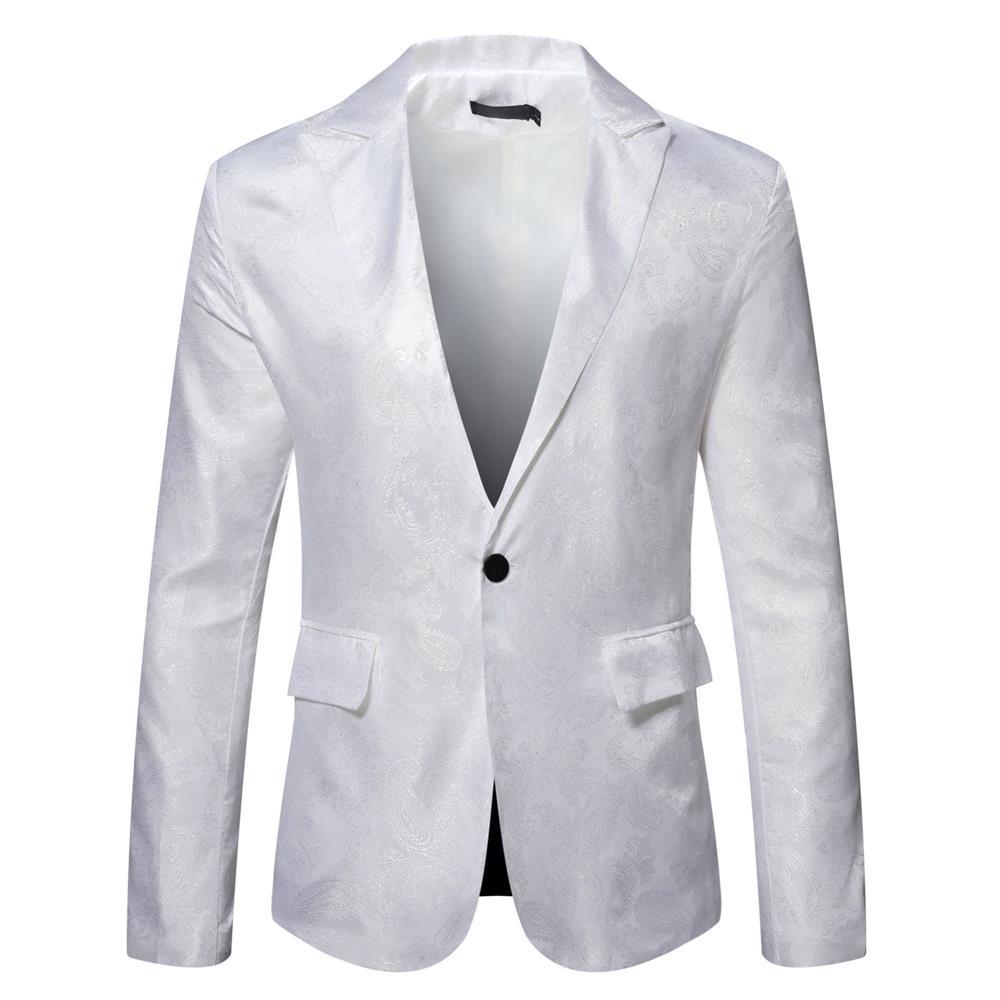 Herren eleganter Blazer mit Paisleymuster
