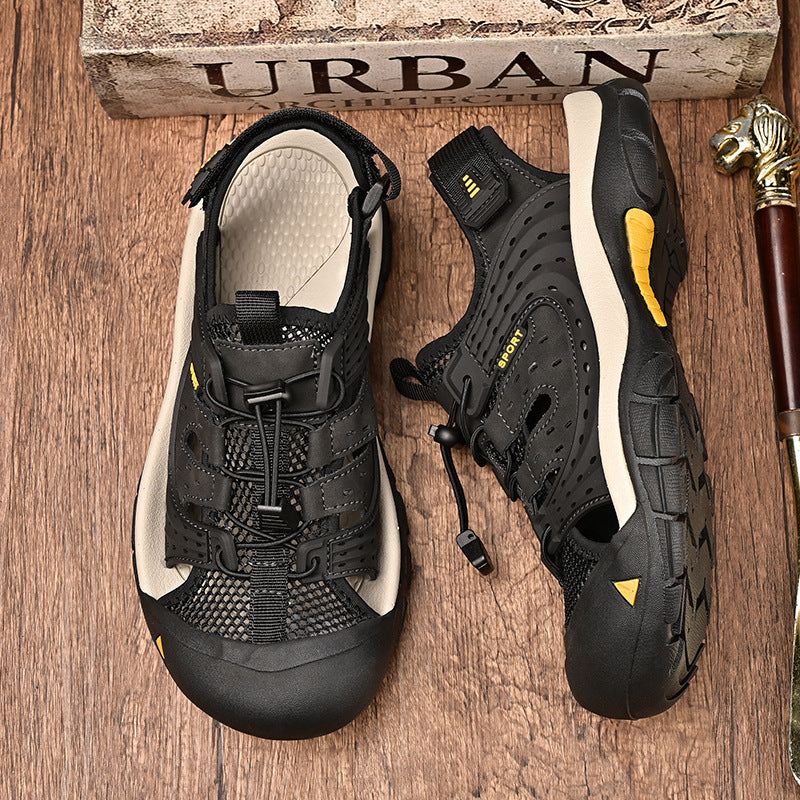 Herren Wassersport-Schuhe mit rutschfester Sohle und atmungsaktivem Obermaterial
