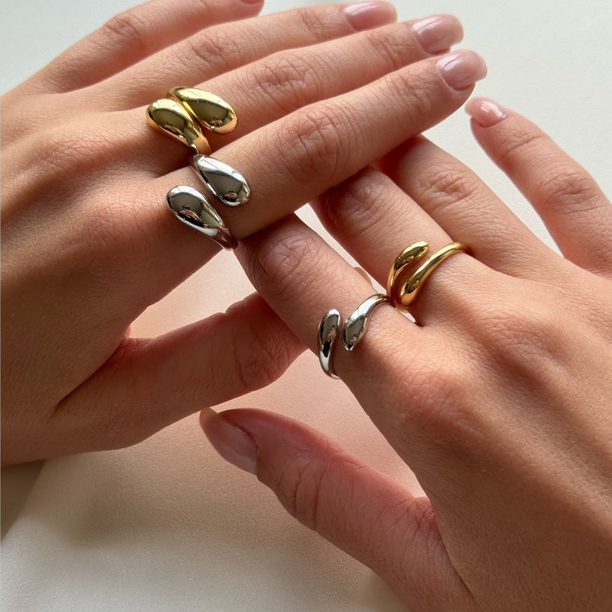Damen Schmuckring mit modernem Design Shop Nory