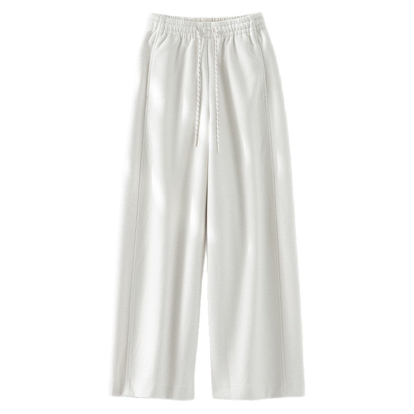 Damen Weite Komfort-Strickhose mit Gummibund und Tunnelzug Shop Nory