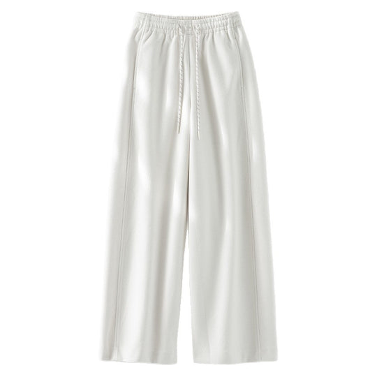 Damen Weite Komfort-Strickhose mit Gummibund und Tunnelzug Shop Nory