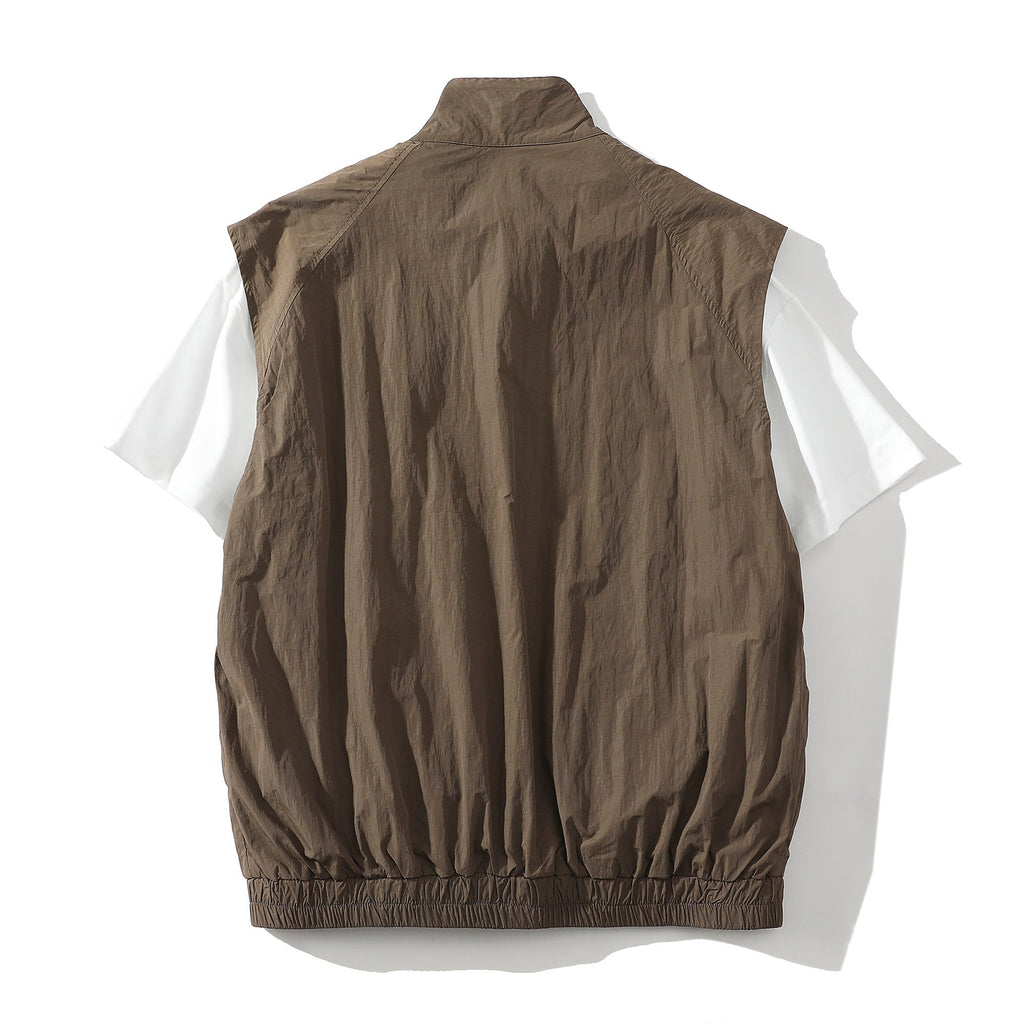 Herren trendige ärmellose Jacke mit modernem Design
