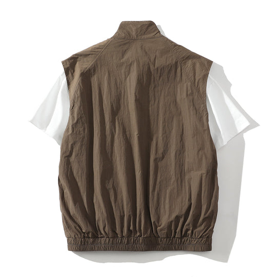 Herren trendige ärmellose Jacke mit modernem Design
