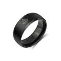 Herren Ring mit elegantem, mattem Finish und kunstvollem Gravurmuster Shop Nory