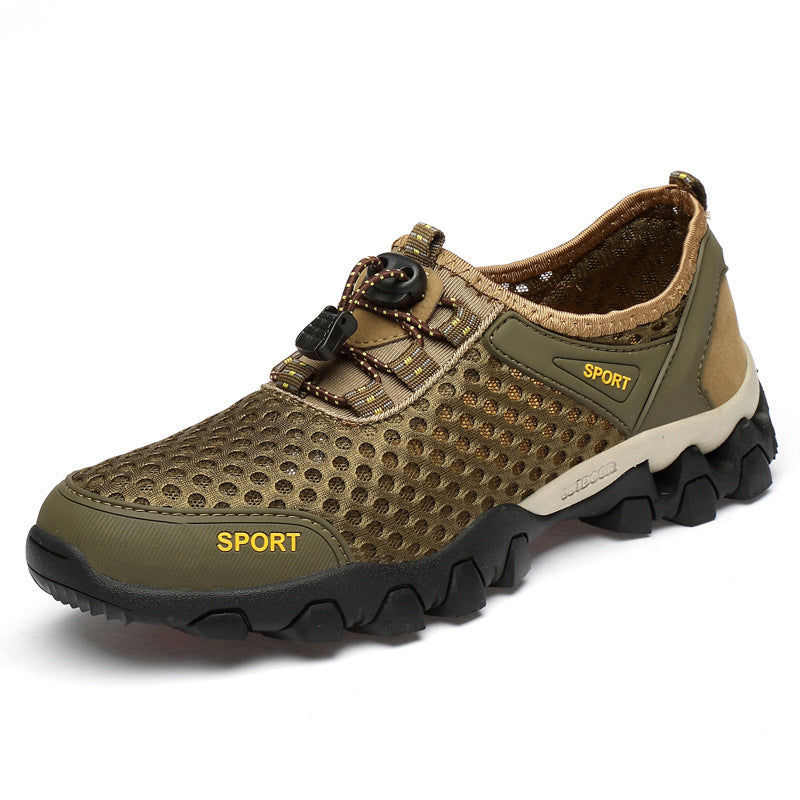 Herren Atmungsaktive Outdoor-Sportschuhe mit rutschfester Sohle