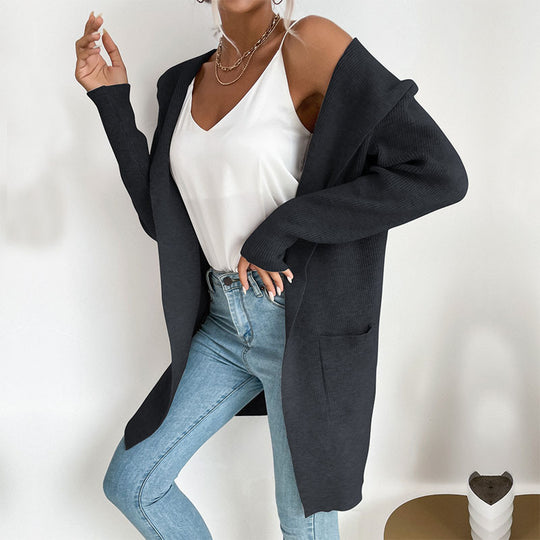Damen Lässiger Strickmantel Shop Nory