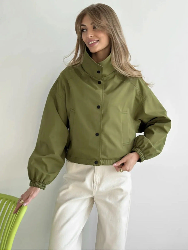 Damen Modische Oversized Jacke