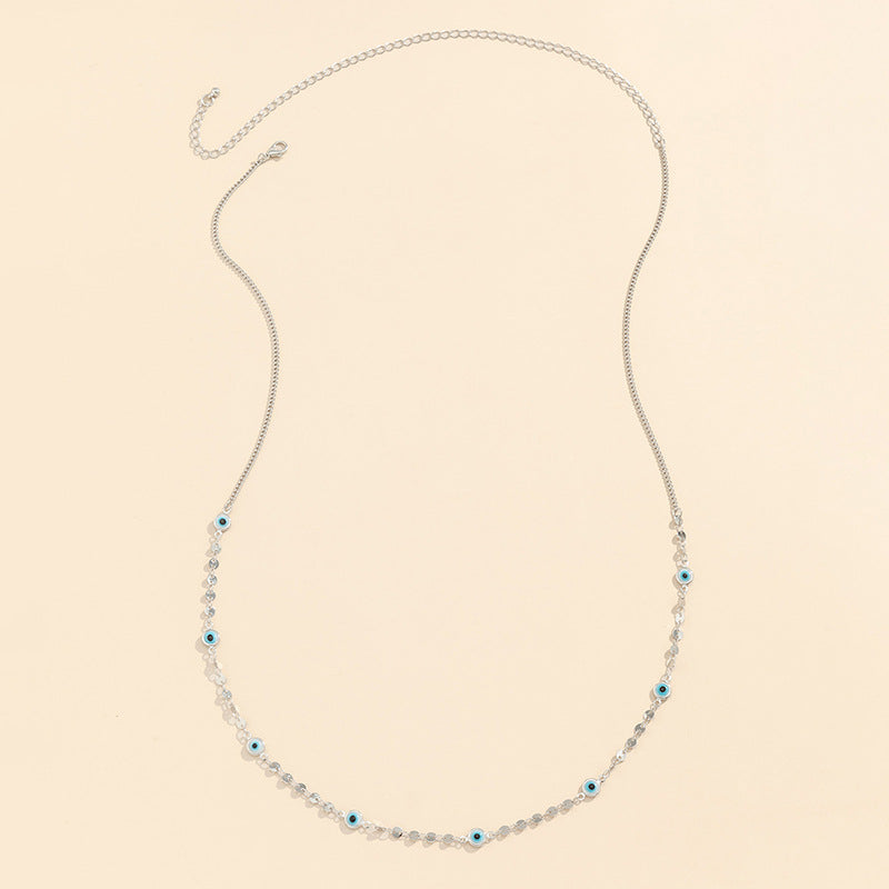 Damen Halskette mit schützenden Augen in zeitlosem Design Shop Nory