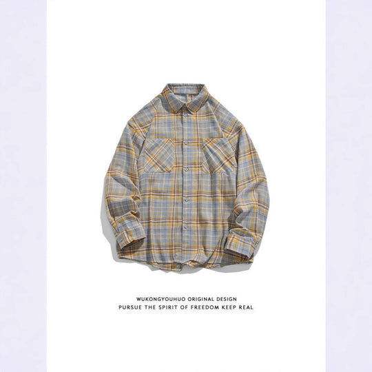 Herren Flanell-Hemd mit Karomuster Shop Nory