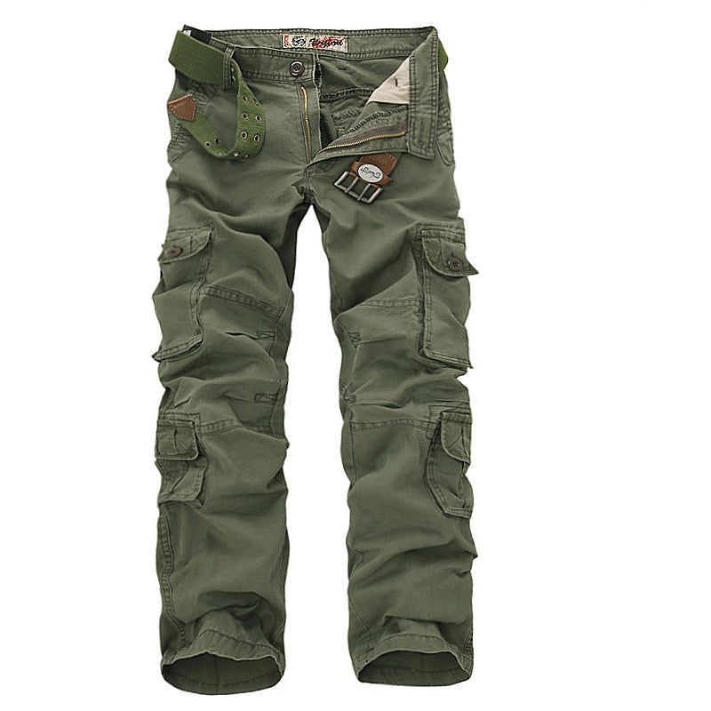Herren Multifunktionale Cargo-Hose mit verstellbarem Bund und zahlreichen Taschen