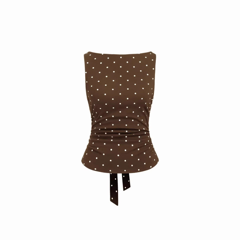 Damen Chic Rollkragen Top mit Raffung und Bindegürtel