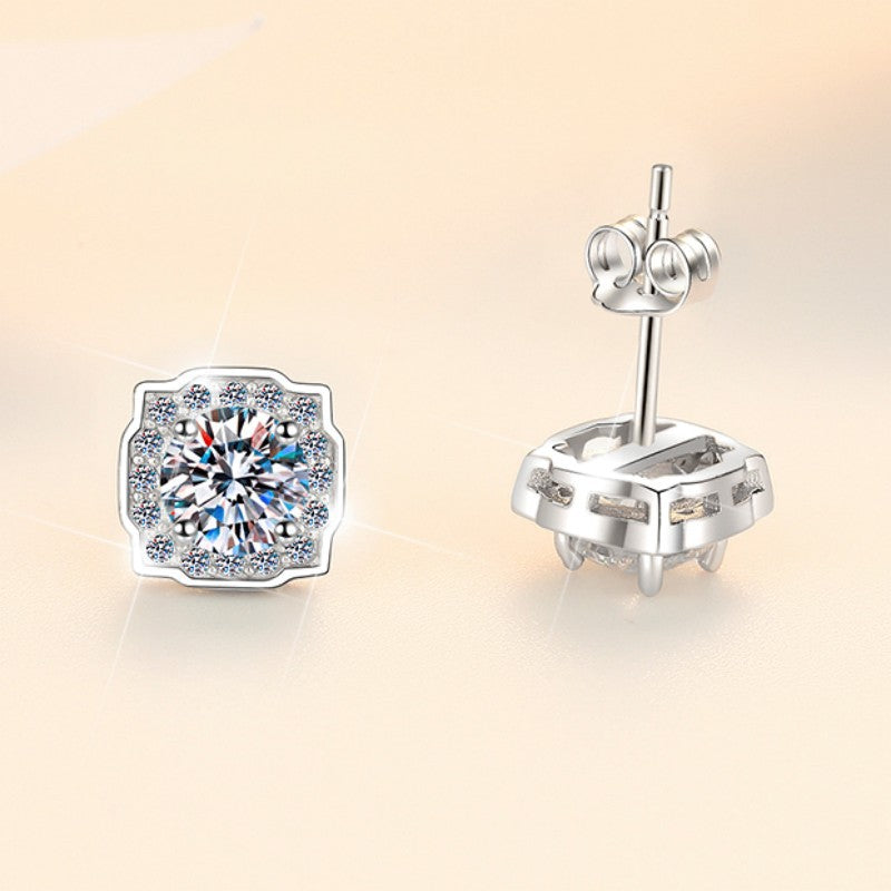 Damen Funkelnde Ohrringe mit gelben Zirkonia und luxuriösem Design Shop Nory