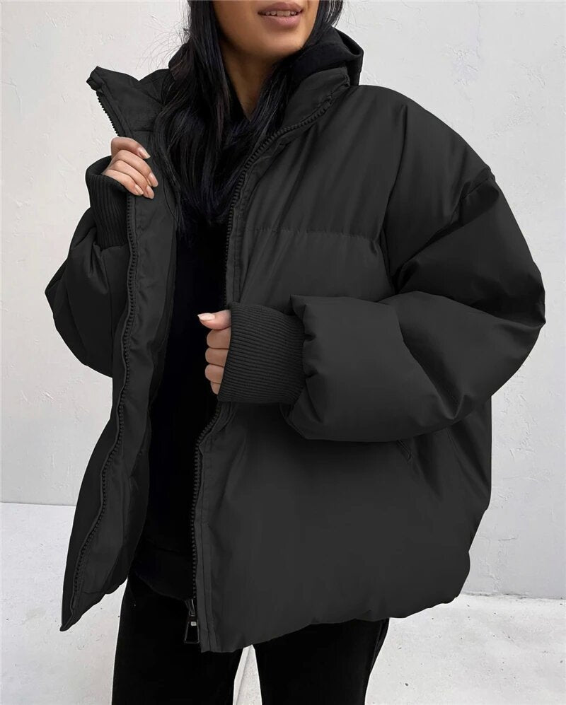Damen oversized Daunenjacke