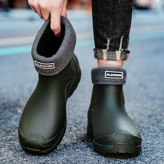 Herren Schlupf-Ankle-Gummistiefel mit stoßdämpfender Leichtsohle und griffiger Profilsohle Shop Nory