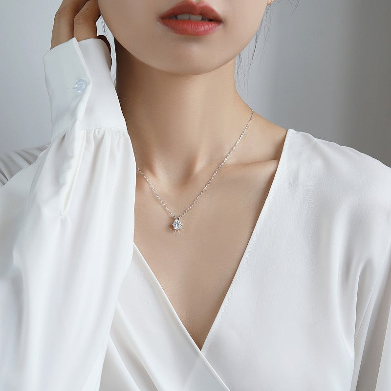 Damen Collier mit funkelndem Zirkonia Shop Nory