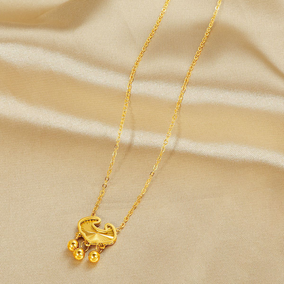 Damen Elegante Goldplattierte Anhängerkette Shop Nory