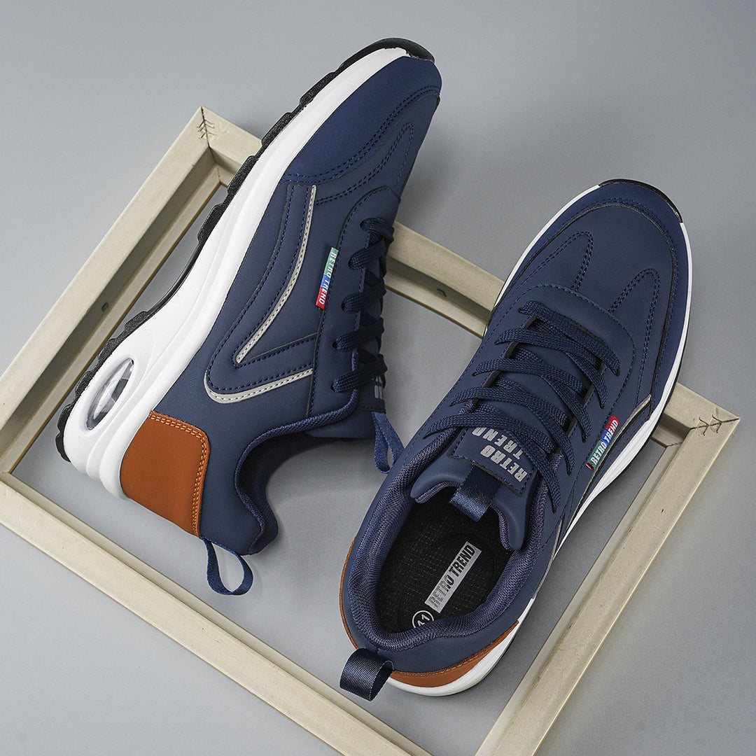 Herren atmungsaktive Freizeit-Plateau-Sneaker mit Luftkammersohle und gepolstertem Komfortfußbett Shop Nory