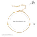 Damen Armband aus 925 Sterling Silber mit eleganten goldfarbenen Akzenten Shop Nory