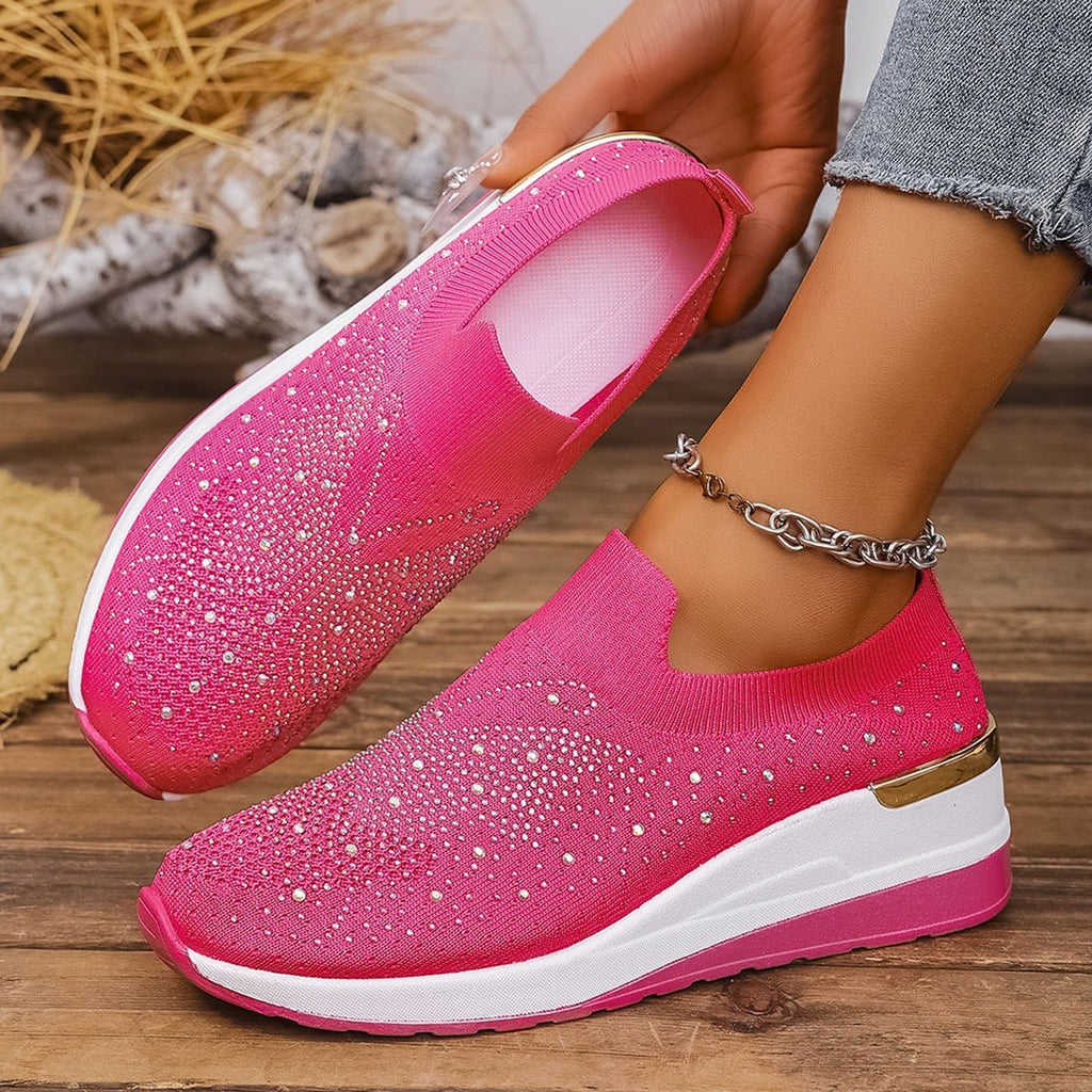 Damen Glitzernde Slip-On Sneaker