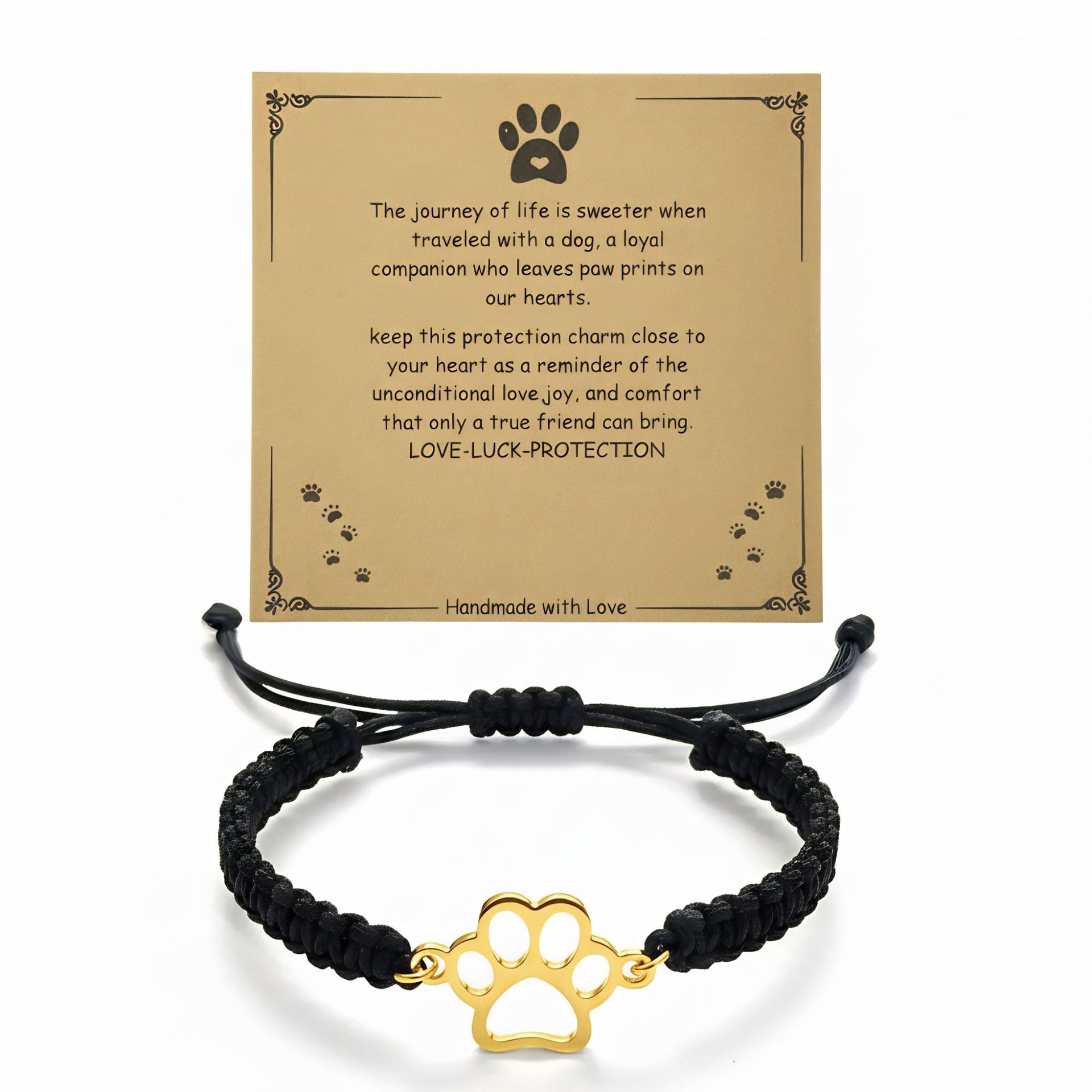 Damenarmband mit Pfotenmotiv Shop Nory