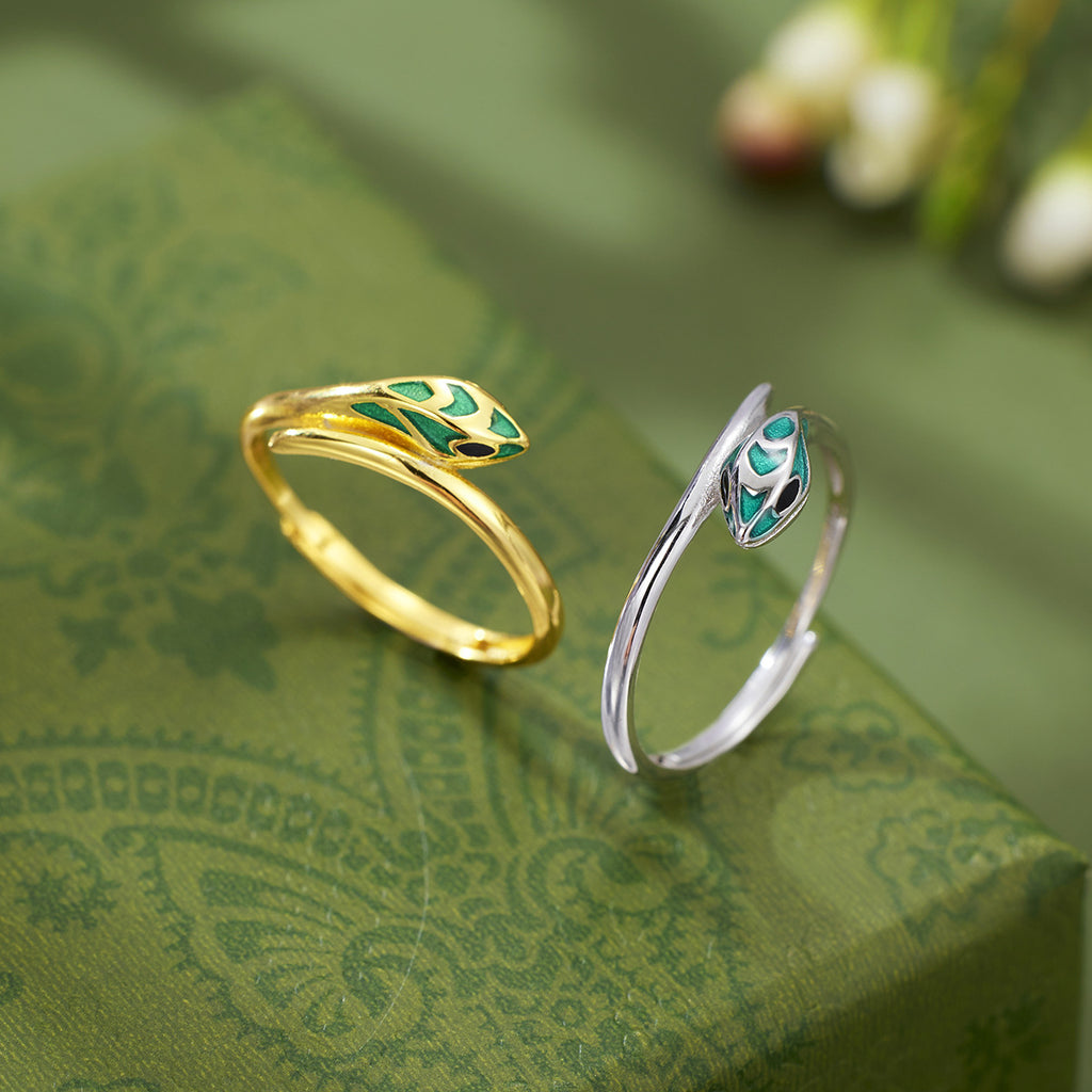 Damen eleganter Schlangenring mit pfeilförmiger Gestaltung Shop Nory