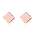 Damen Ohrringe mit modernem quadratischen Design und glitzerndem Finish Shop Nory