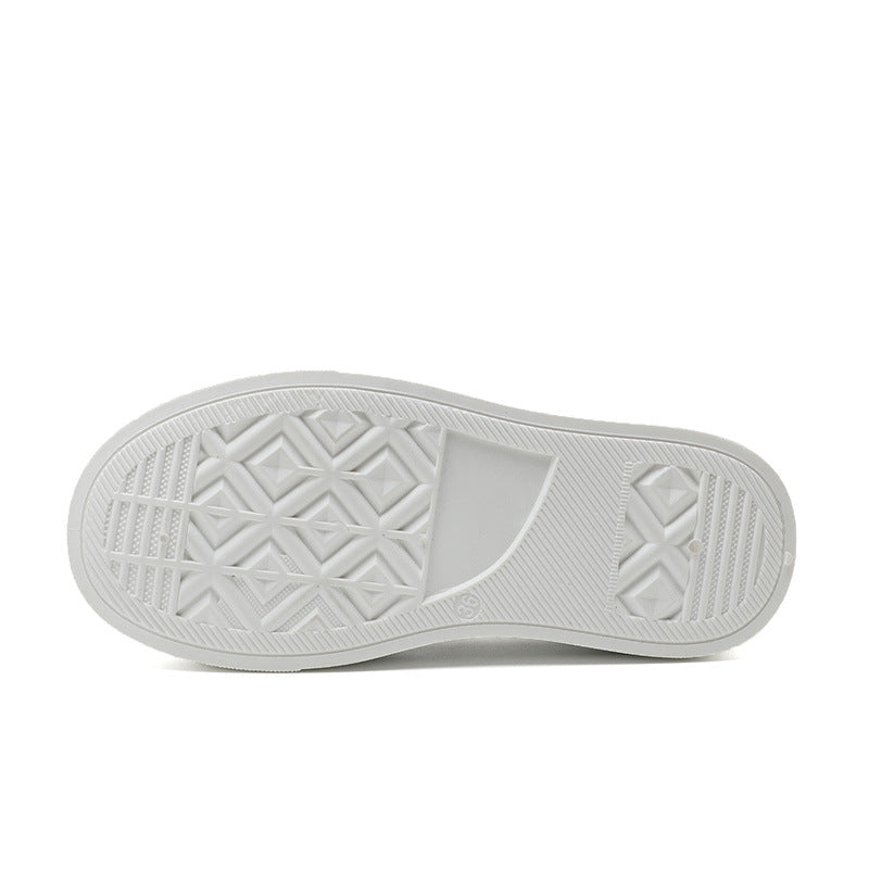 Damen Plateau-Sneaker mit modischem Textil-Obermaterial und rutschfester Sohle