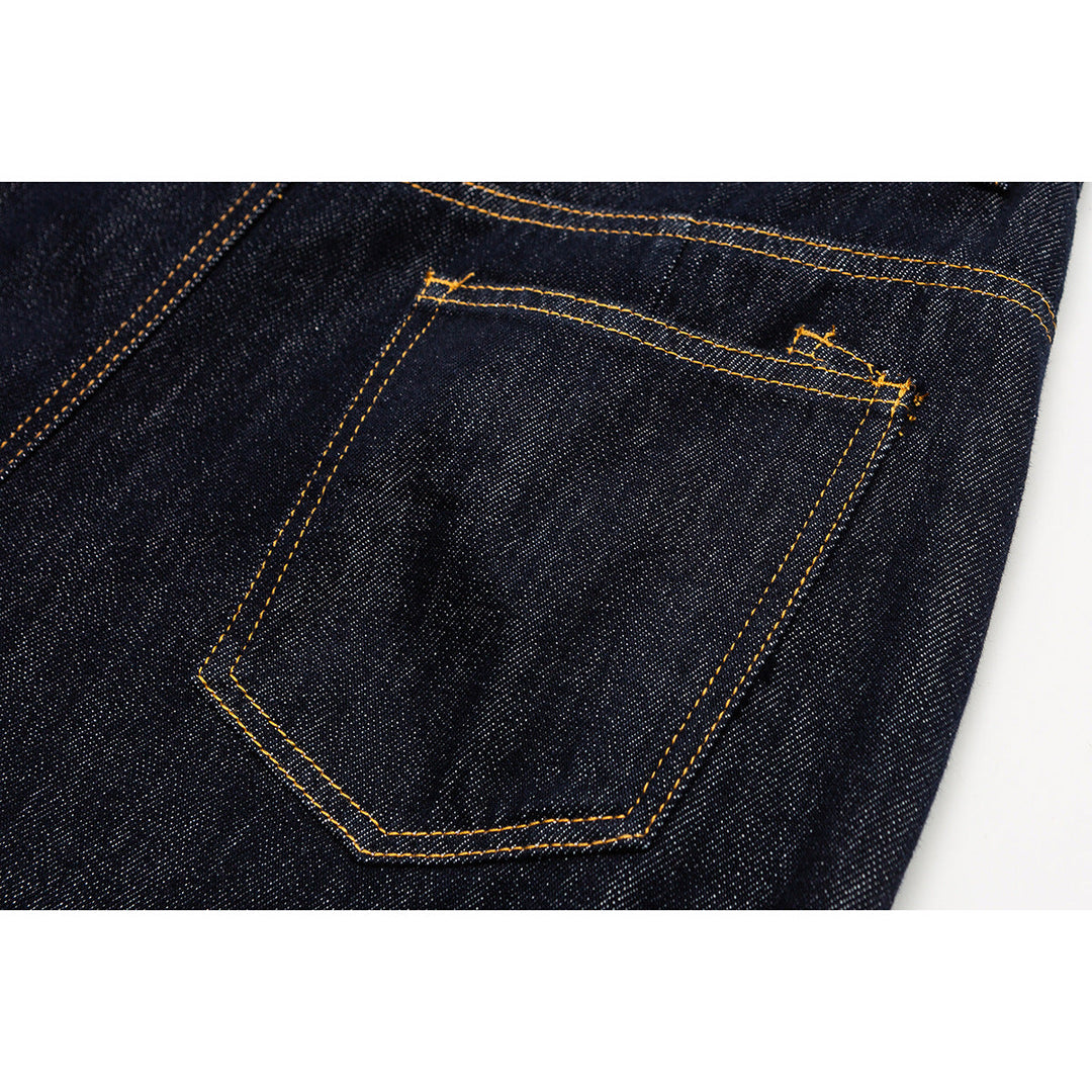 Damen Weite High‑Waist Jeanshose mit Ballon‑Silhouette und seitlichen Zierknöpfen Shop Nory
