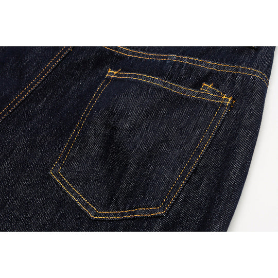 Damen Weite High‑Waist Jeanshose mit Ballon‑Silhouette und seitlichen Zierknöpfen Shop Nory