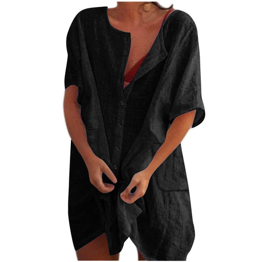 Damen lässiges Strandkleid