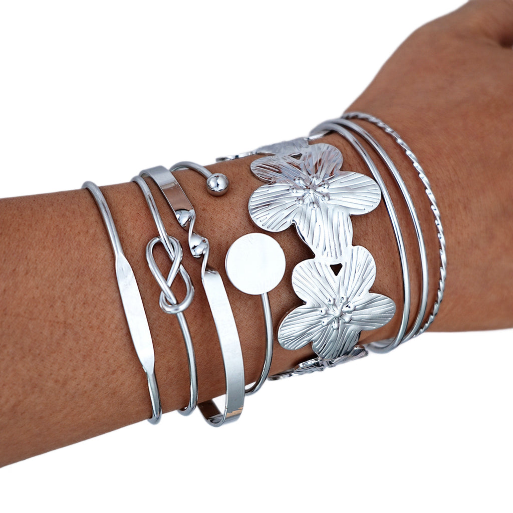 Damen Armreif-Set aus filigranen und künstlerischen Designs Shop Nory