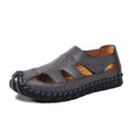 Herren Atmungsaktive Leder-Sandalen mit rutschfester Sohle
