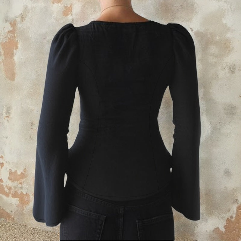 Damen Taillierter Spitzenblazer mit Knopfleiste und Peplum Shop Nory