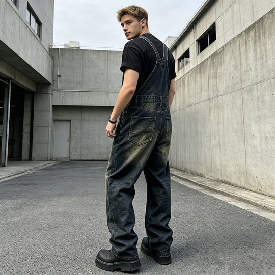 Herren Lässige Jeanslatzhose Shop Nory