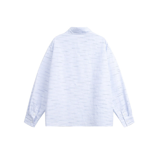 Damen Weites Oversize-Hemd mit feiner Streifenstruktur und Brusttasche Shop Nory