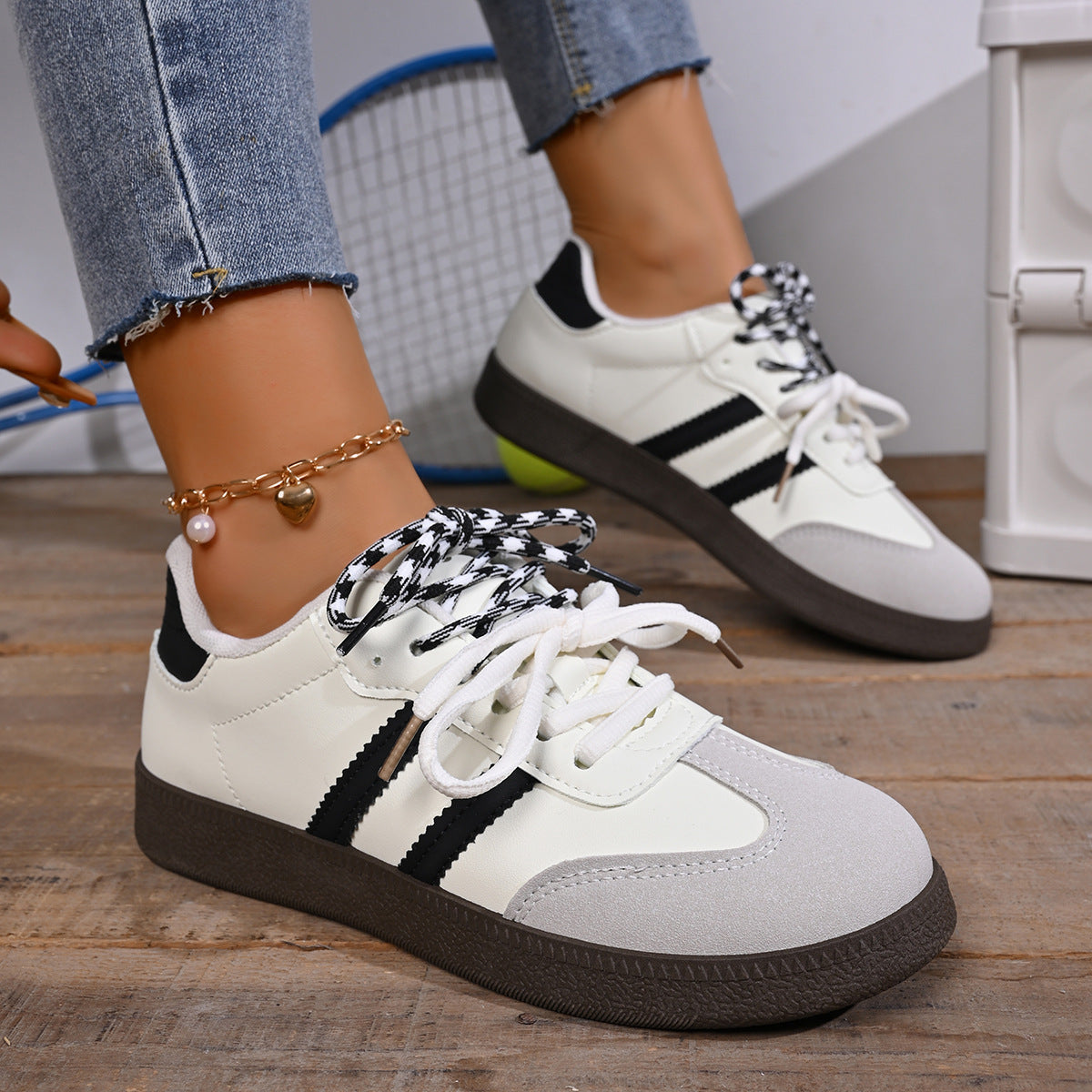 Damen Freizeitsneaker mit extra guter Dämpfung und sportlichem Obermaterial