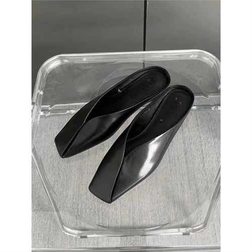 Damen fersenfreie spitz zulaufende Jacquard-Mules mit floralem Metallic‑Muster und flachem Absatz Shop Nory