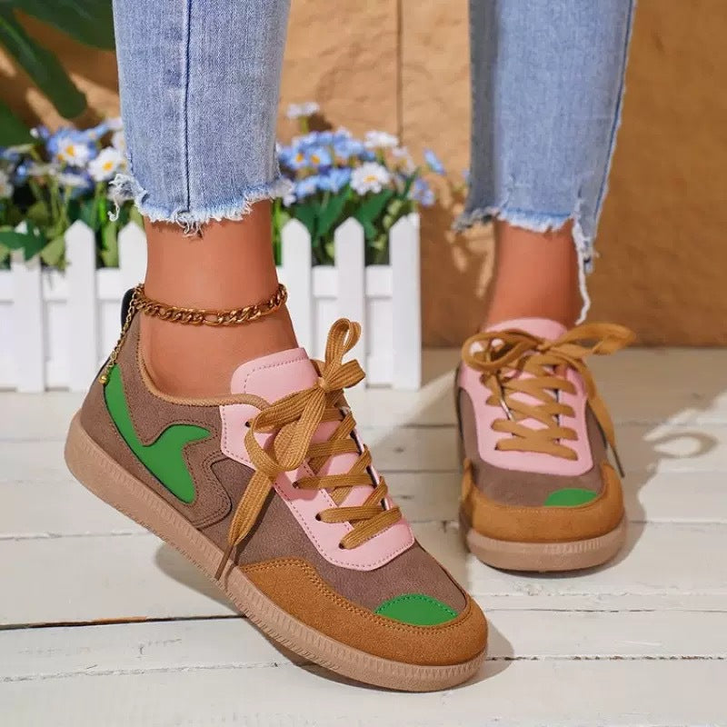 Damen Retro-Sneaker mit Gummisohle, leichtem Textilfutter und Komfortfußbett Shop Nory