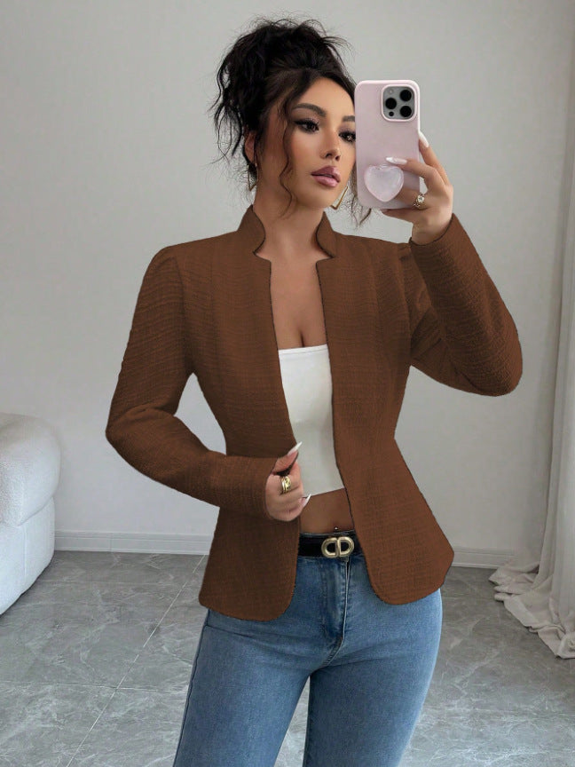 Damen Elegante und zeitlose Blazerjacke