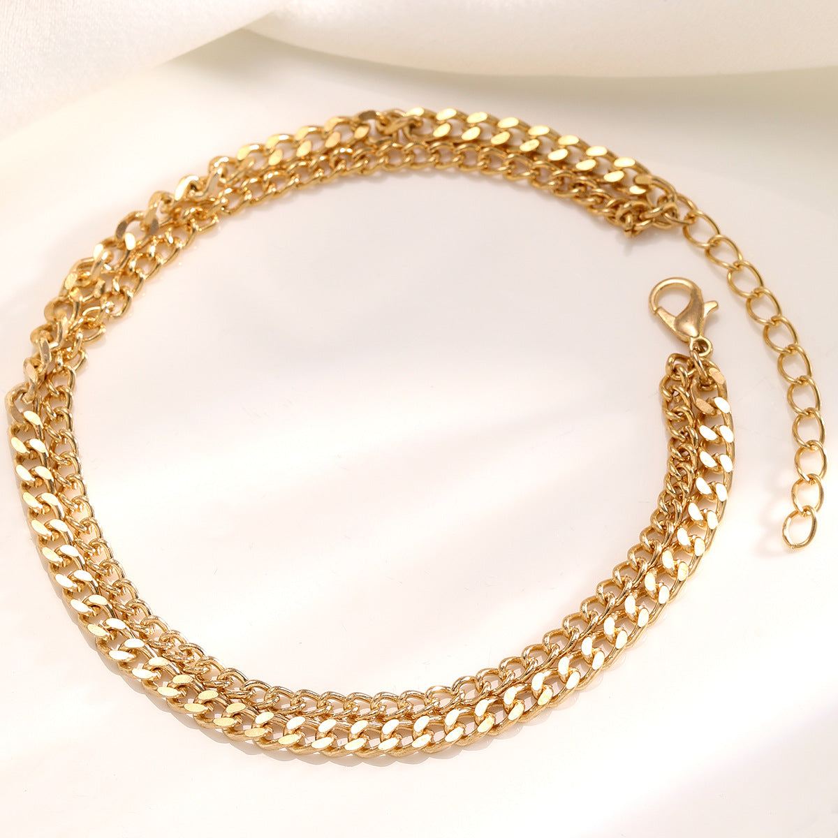 Damen Fußkettchen mit eleganten Gliederdesign Shop Nory