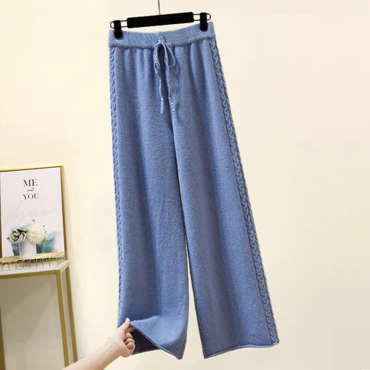 Damen Hochwertige weite Strickhose Shop Nory