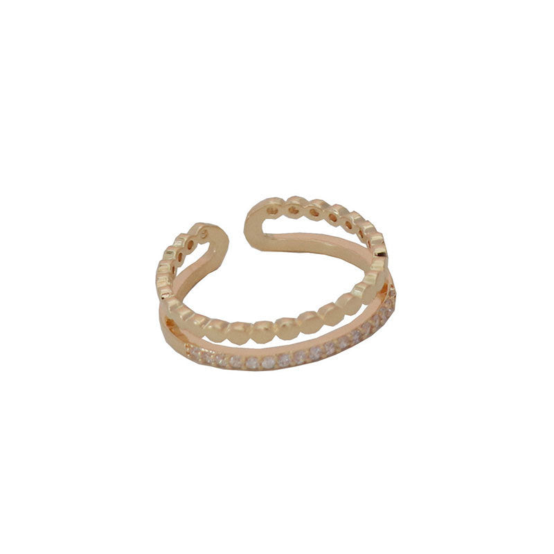 Damen filigraner Ring mit edlen Zirkonia-Elementen Shop Nory