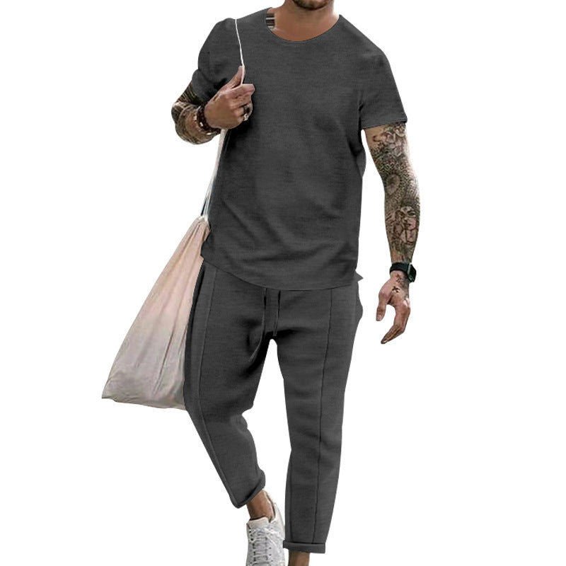 Herren sportliches Set aus hochwertiger Baumwolle mit funktionalem Design und atmungsaktiver Struktur Shopnory