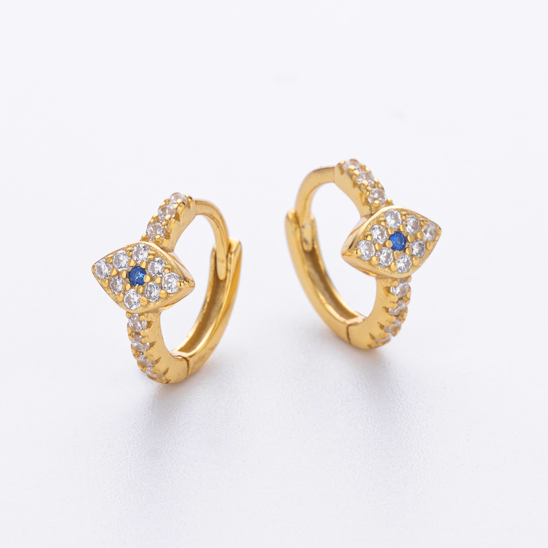 Damen Ohrhänger im zeitgemäßen Augen-Design aus hochwertigem 925 Sterling Silber Shop Nory
