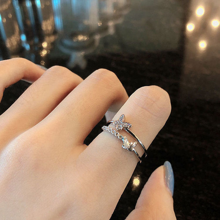 Damen Verspielter Ring mit Meerestern-Design und feinen Zirkonia Shop Nory
