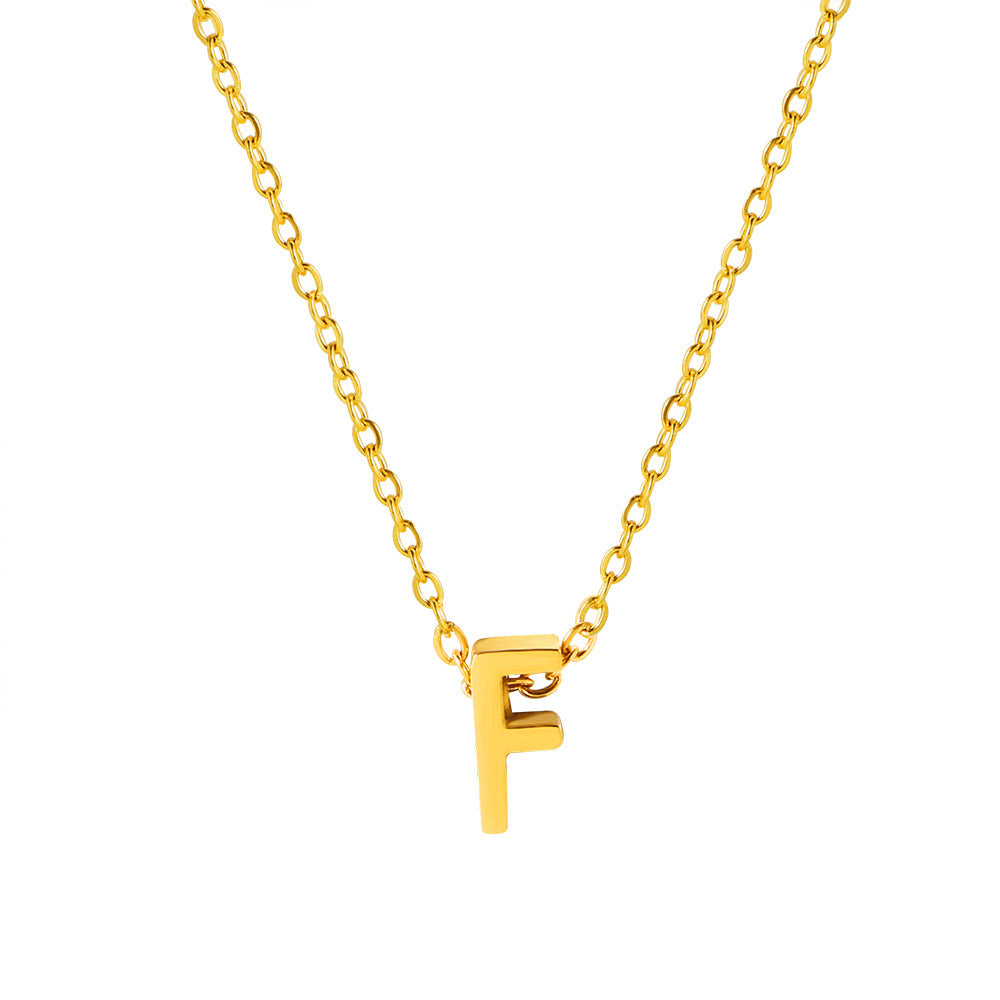 Damen personalisierte Initial Anhänger Halskette Shop Nory