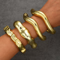 Damen Armreif-Set mit einzigartigen geschwungenen Designvariationen Shop Nory