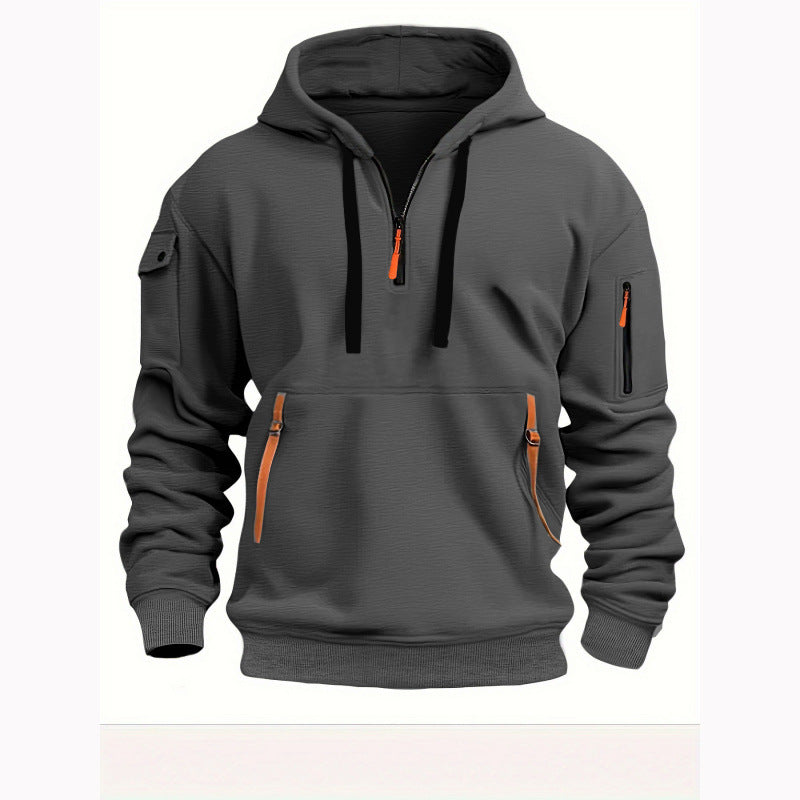 Herren Freizeit Kapuzenpullover mit praktischen Taschen Shop Nory