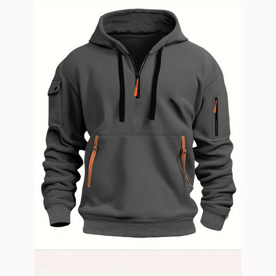 Herren Freizeit Kapuzenpullover mit praktischen Taschen Shop Nory