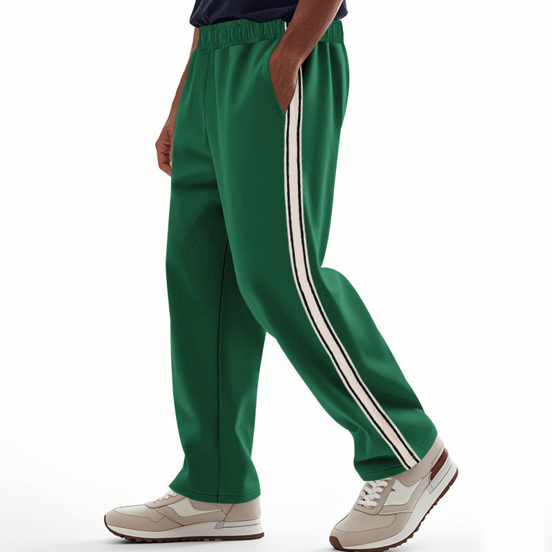 Herren Sportliche Sweatpants mit seitlichen Streifen